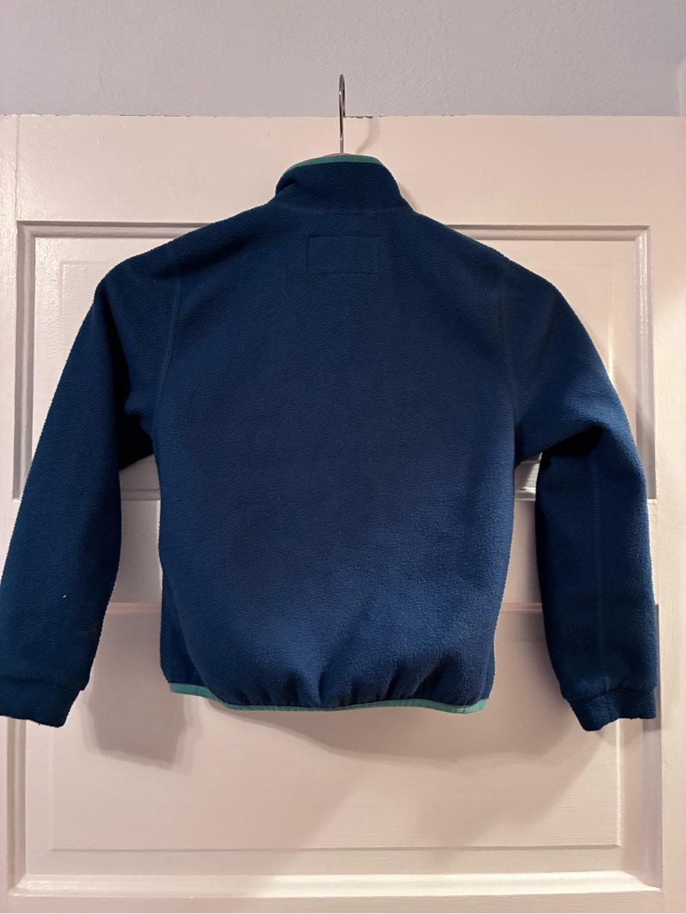 REI CO-OP TRAILSMITH FLEECE JACKET - KIDS' Blue with Orange Trim Size 6-7 - Picture 2 of 7
